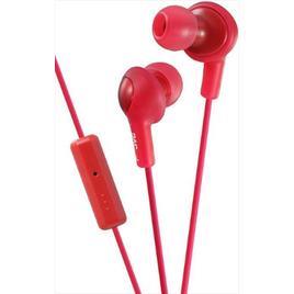 JVC Auricolari in-ear JVC Gumy plus con filo rosso